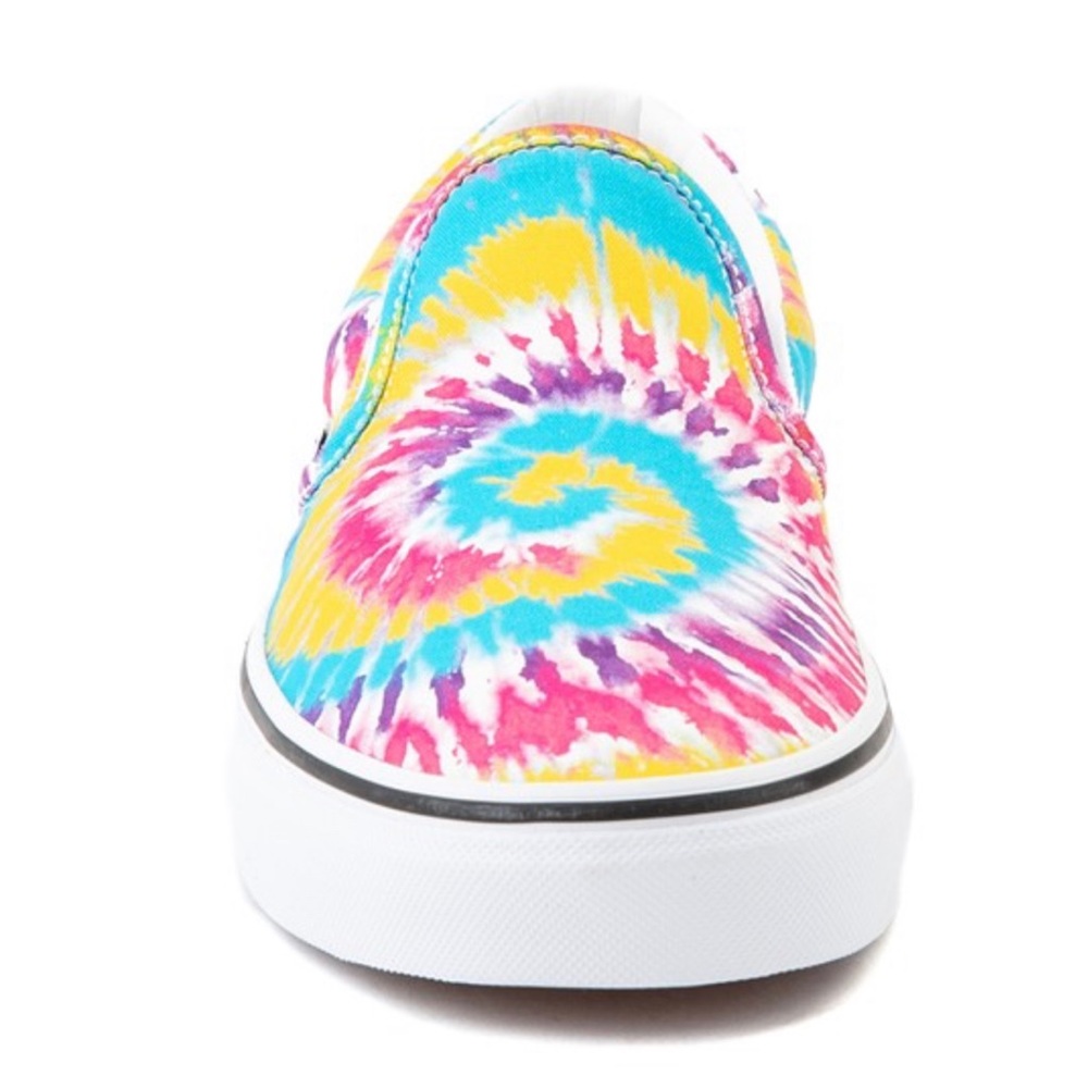 Unisex Vans Slip On Tie Dye Skate Shoe Multi color